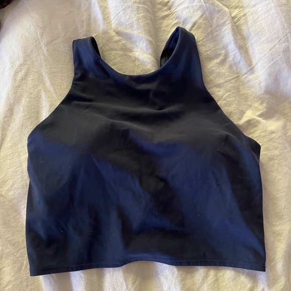 Athleta Navy Conscious Crop Size S - Picture 5 of 5